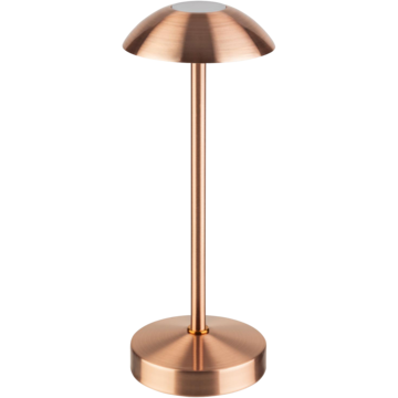 Bordlampe APS Alva USB Kobber