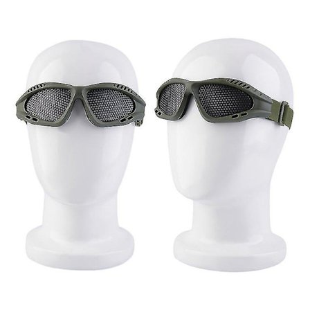 Taktiset silmäsuojaimet teräsverkolla ulkokäyttöön