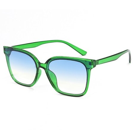 Oversized Solglasögon Stor Frame Solglasögon GRÖN GRÖN