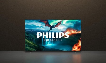 Philips 65" MLED810/12 QD Smart MiniLed TV (2025) 4K, UHD, MiniLed, Titan OS, HDR, Dolby Atmos