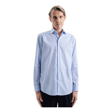 Seidensticker Business Shirt Regular , Blauw , Heren , Maat: L