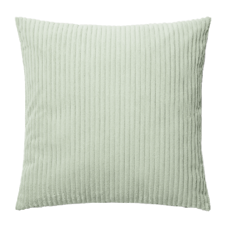 Åhléns Home Ribbad kudde SOFTA 45x45 cm Kuddar Grön ONESIZE
