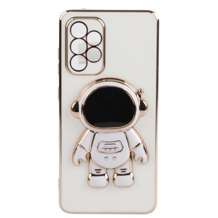 TPU muovinen phone case Stereoskooppinen pidike Matkapuhelimen cover Samsung White -puhelimelle A52 A52S 4G 5G