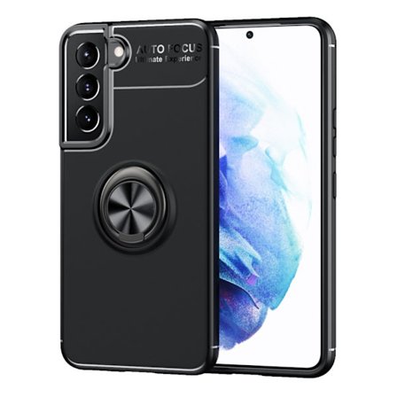 Skal Med Ringhållare Samsung Galaxy S22 Plus Svart