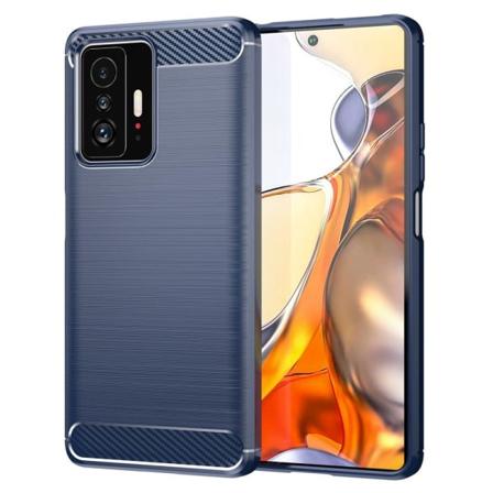 Carbon Flex Etui Xiaomi 11T / 11T Pro - Blå Blue