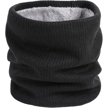Snoods til mænd og kvinder Fleece halsvarmer Unisex tyk strikket cirkeltørklæde Vinter varm halsedisse ansigtsmaske - Cykling Løb