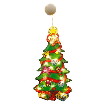 Jul Fönster Dekor ljus, Sucker Fönster hängande ljus