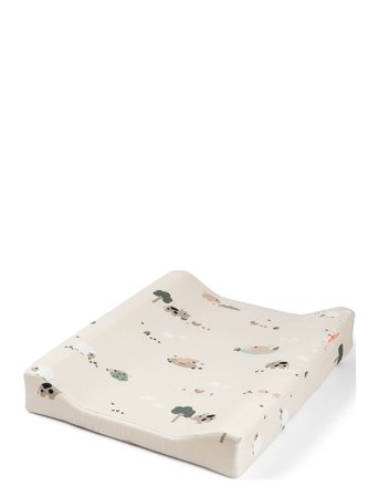 Done by Deer Changing Pad Tiny Farm Sand - Beige - 50X 65X 10CM