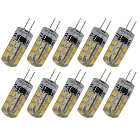 10 kpl G4 AC 220 V 2,5 W 180 lm 3000-3500 SMD 2835 24-LED-lamppuja (lämmin valkoinen)_Superlahja