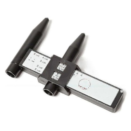 Pcd Målelineal Fælg Bil Hjul Bolt Mønster Måleværktøj Hul 4 5 6 8 Lug (rui)[PL]