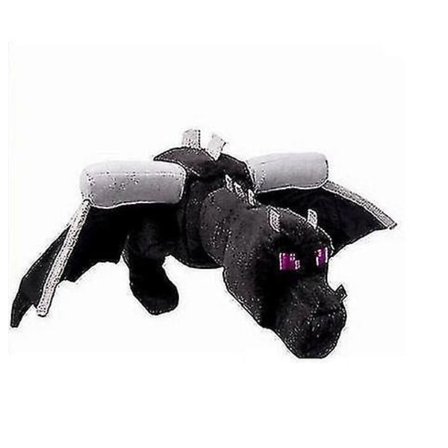 Ny Minecraftet Min Verden Ender Dragon Plys Blød Sort Plys Enderdragon Pp Bomuld Drage Legetøj Til C