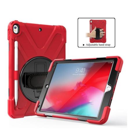 iPad Air (2019) X-Shape swivel suojakotelo - Punainen Red