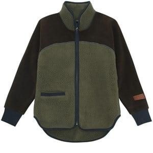 Molo Forest Block Ulani Fleece Jacket 110 cm - Fleeces and midlayers - 110 CM - Green