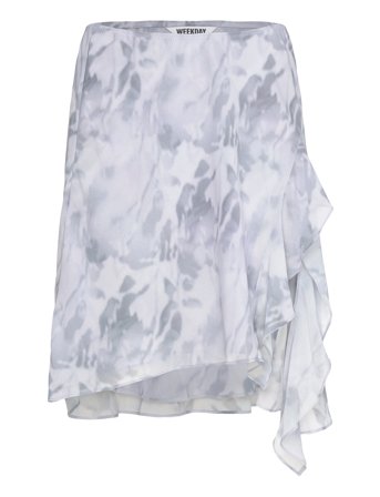 Weekday Layered Midi Skirt - Grey - S