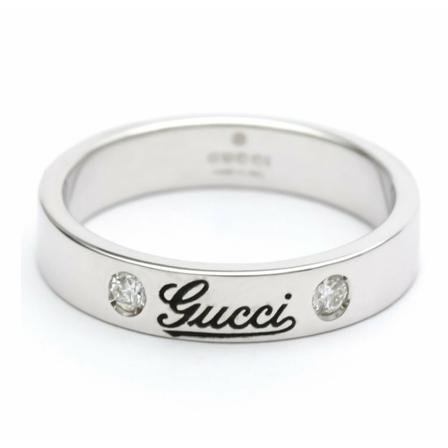 Gucci Vintage Rings , Grijs , Dames , Maat: ONE Size