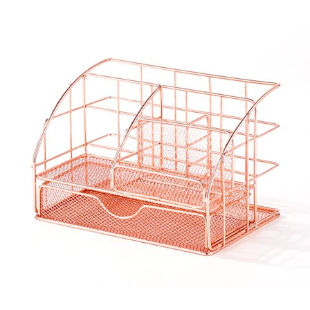 Skrivbordsställ Kontorsförvaringslåda Penna Pennbord Nätarrangör