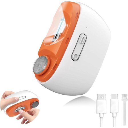 Sähköiset kynsileikkurit, 2 in 1 Leikkaus ja kiillotus Automaattiset kynsileikkurit, 2