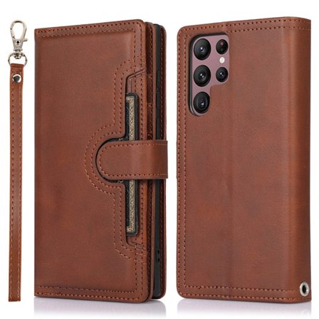 Pungetui Multi-Slot Samsung Galaxy S23 Ultra Brun