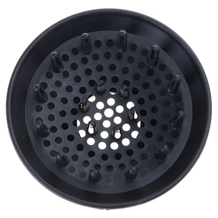Hårfønerdiffuserfeste for jevn varmefordeling, universell hårdiffuser for krøllete, tykt bølgete hår 3 til 8 cm