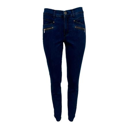 2-Biz Rany Bukser Blå, Dame Skinny Jeans, Størrelse: 3XL