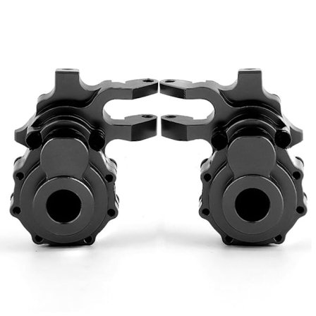 Set med 2 metallportalhus (inre och yttre) för TRX4 -4 1/10 RC Crawler Car Upgrades Parts Accessories,2