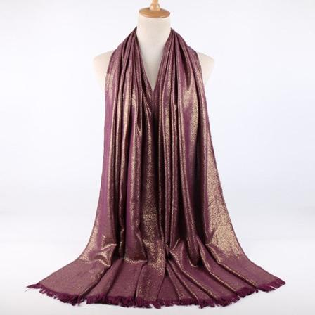Dame tørklæde sjal 2022 efterår og vinter kvast Varm solbeskyttelse Casual 25# Purple Rose Red Gold 180cm