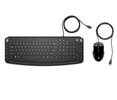 HP Wired Keyboard Mouse 250 DE