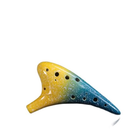 12-hullers Ocarina Ovn Eld Keramisk Alt C musikinstrument