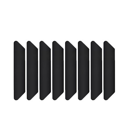 Teppergriper 8 stk Dobbeltsidig Vaskbar Fjernbar Anti-Krølling Hjørne Teppergriper Sklisikker Teip