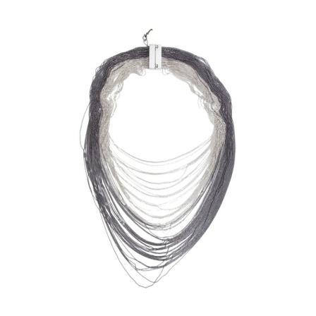 Fabiana Filippi - Halsband - Grå - Dam - Storlek: One Size, Dam, Storlek: ONE SIZE