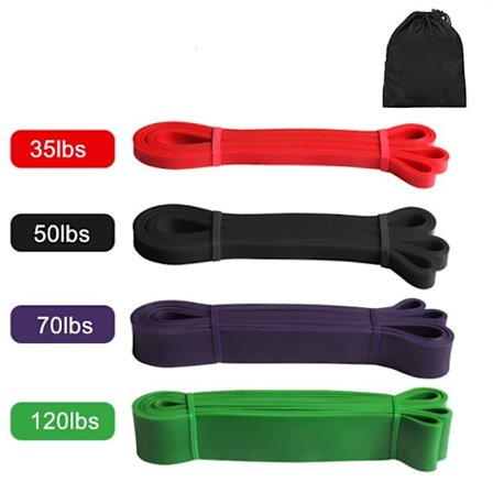 Latex Stretch Resistance Band Expander Elastiska band för Sport Pull Up Assistance Band Hemträning Pilates Gym Utrustning