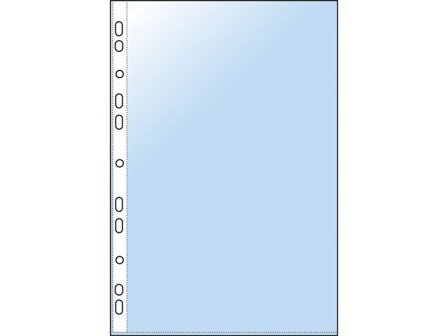 Plastficka A4 0,06mm präglad - Lyreco - Kontorsmaterial - Mappar och plastfickor - Plastfickor - Öppen överkant