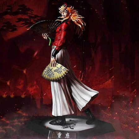 Anime Demon Slayer Figur Douma PVC Action Figures GK Statue Samlingsmodell Leker for Barnegaver