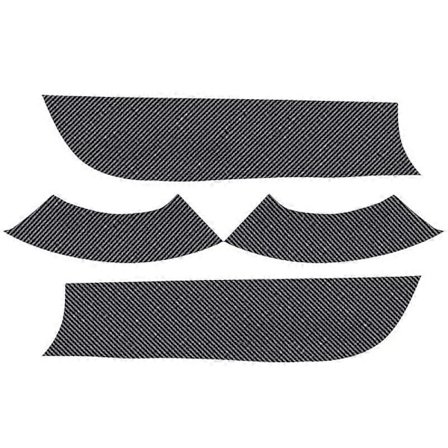 4 stk. Anti-sparkeplader til bildøre, anti-ridseplader til bildøre, beskyttelsesdæksel mod spark til Note E12 2016-2020