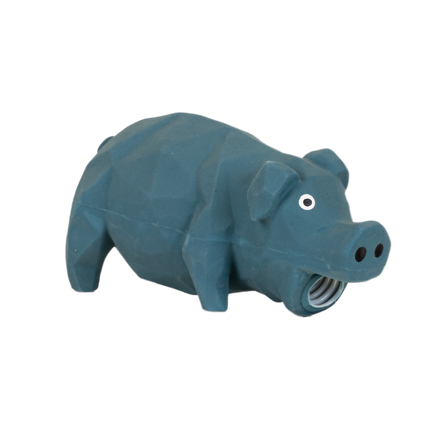 Pritax - Hundeleke Pipgris Diamond, 15x8x7cm, turkis - Hund - Hundeleker & spill - Latex - ZOO.no