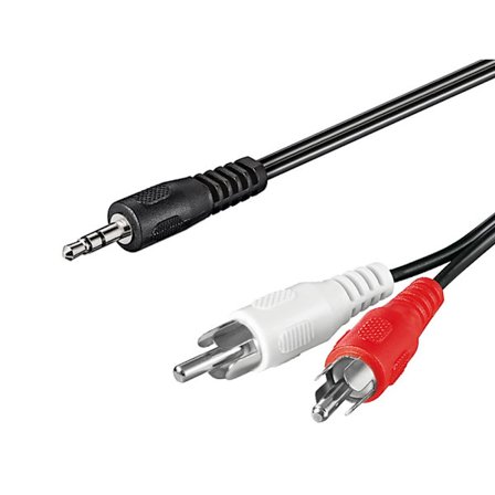Goobay Ljudadapterkabel 3,5mm till RCA - 3M
