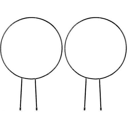 Puutarhaköynnös Metallinen Kasvituki Kiipeileville Kasveille Metallinen Pyöreä Puutarhakehys Kiipeilevien Köynnösten Pidiketeline, Korotetut Penkit & 