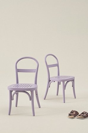 Jotex - Mini Barnstol 2-pack Bok Lavendel RIPPATS - Köp Barnstolar hos Jotex