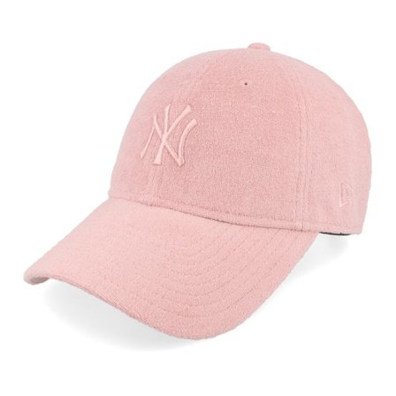 New Era - MLB Rosa adjustable Keps - New York Yankees Womens Towelling 9TWENTY Pink/Pink Adjustable @ Hatstore