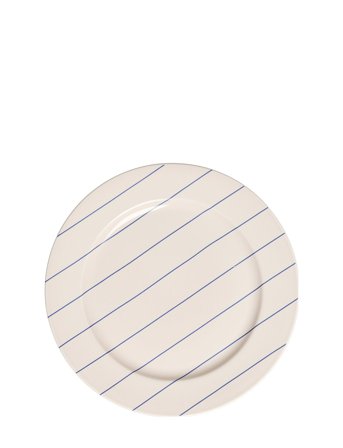 Design Letters Pyjamas Plate - Blue - Ø 23 CM