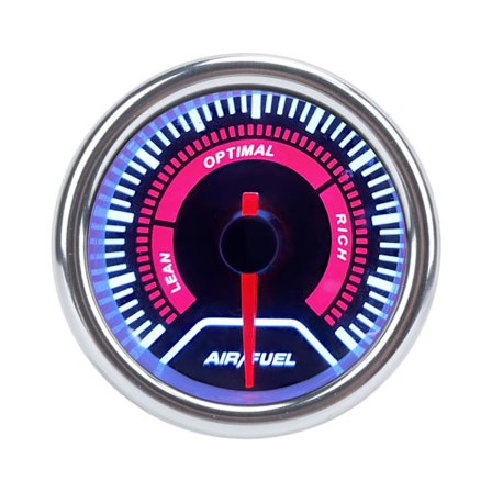 2in Luft-brændstofforholdsmåler LED-display Høj nøjagtighed AFR-måler Universal til 12V biler både motorcykler
