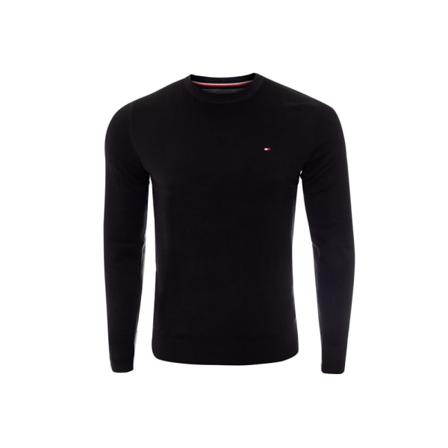 Tröjor Tommy Hilfiger Core Cottonsilk Svarta 169 - 173 Cm/s