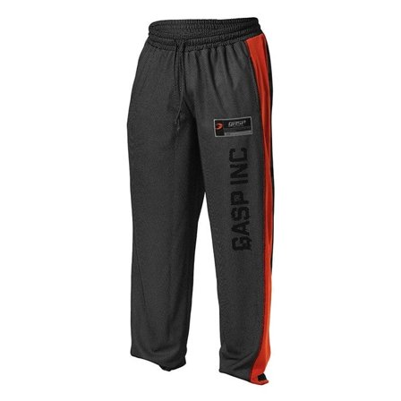 GASP No 1 Mesh Pant, Black/Flame