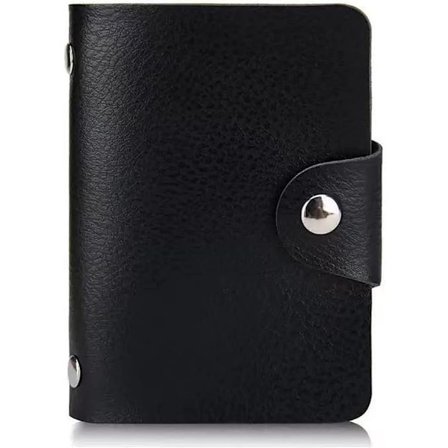 24-fackskortshållare Kreditkortshållare PU Pickup-kortplånbok Resekortshållare Plånbok Betalkort Bankkortsförvaringslåda Business Wallet Case