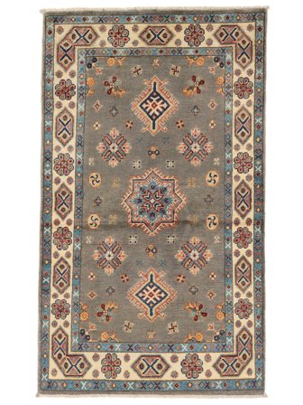 Medallón Pequeño Kazak Fine Alfombra 85X148 Lana