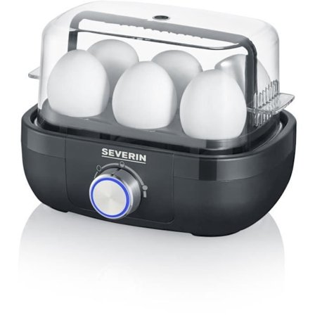 SEVERIN EK3166 Äggkokare - 420 W - Mörk - För 1 till 6 ägg