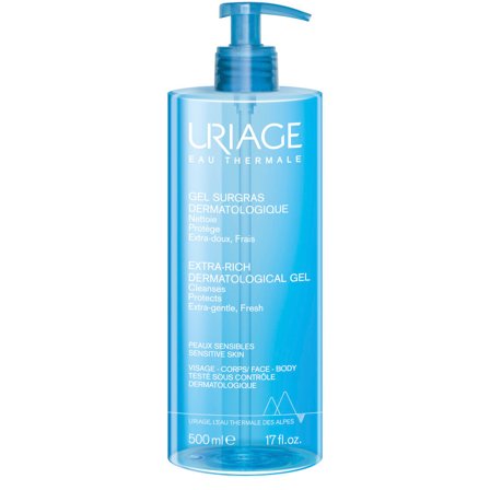 URIAGE Gel detergente dermatologico extra-ricco 500ml - Bagno e Doccia