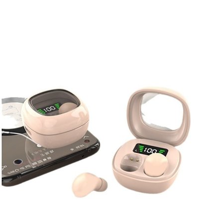 Näkymättömät Mini-unikuulokkeet kyljellään nukkujille, erittäin mukavat ja höyhenenkevyet Bluetooth-unikuulokkeet, kannettava kotelo kuulokkeille (