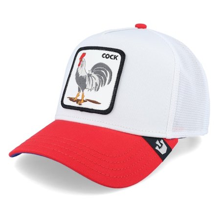 Goorin Bros. - White trucker Czapka Z Daszkiem - Premium Rooster Ivory Trucker @ Hatstore