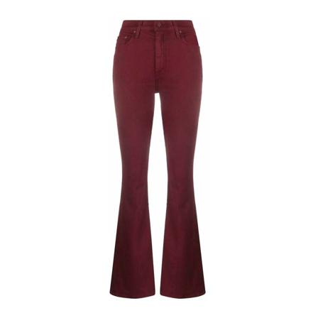Mother Wide Broek , Rood , Dames , Maat: W29